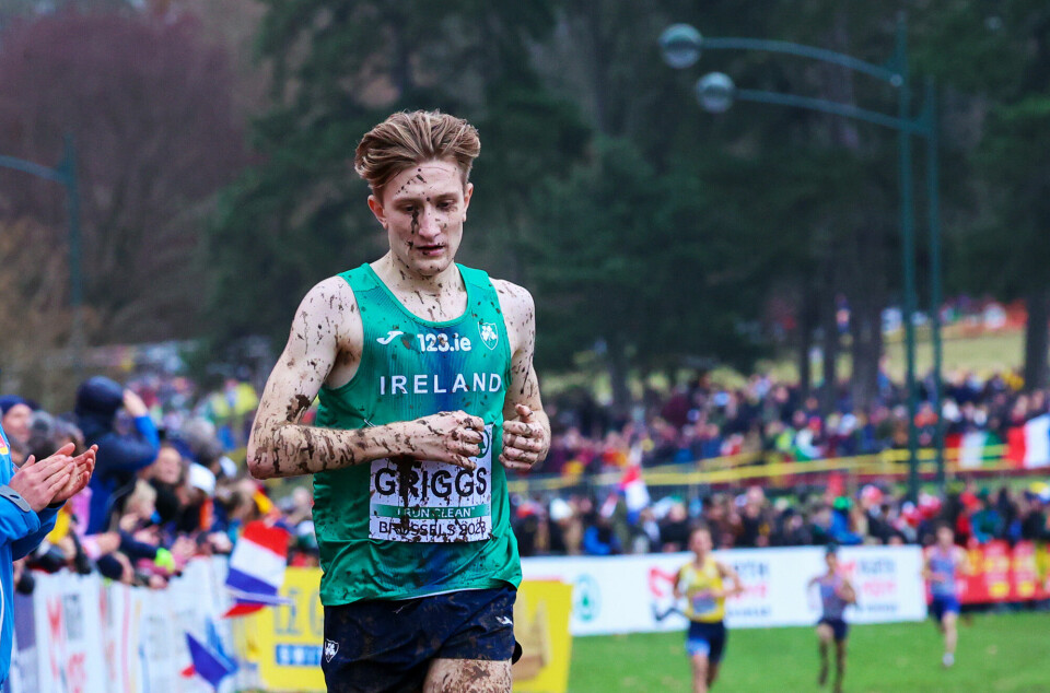 Nick Griggs er en av Europas beste juniorløpere, og her ser vi han i aksjon under EM terrengløp i fjor der han ble nummer tre i U20-klassen. (Foto: Arne Dag Myking) Nicholas Griggs