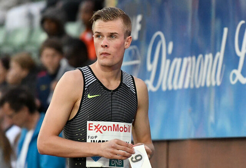 Noen få dager etter at han lukta på den norske rekorden på 1000 m, viste Filip Ingebrigtsen at han også har utholdenheten i orden og løp en meget bra 3000 m. (Arkivfoto: Bjørn Johannessen) Noen få dager etter at han lukta på den norske rekorden på 1000 m, viste Filip Ingebrigtsen at han også har utholdenheten i orden og løp en meget bra 3000 m. (Arkivfoto: Bjørn Johannessen)
