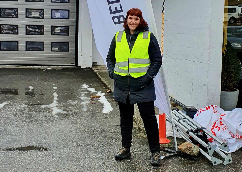 Jenny Rørset og Ole Lukkedal vant 10 km i Ålesund Lederen for arrangementet Monica Giskeødegård Isaksen.jpg