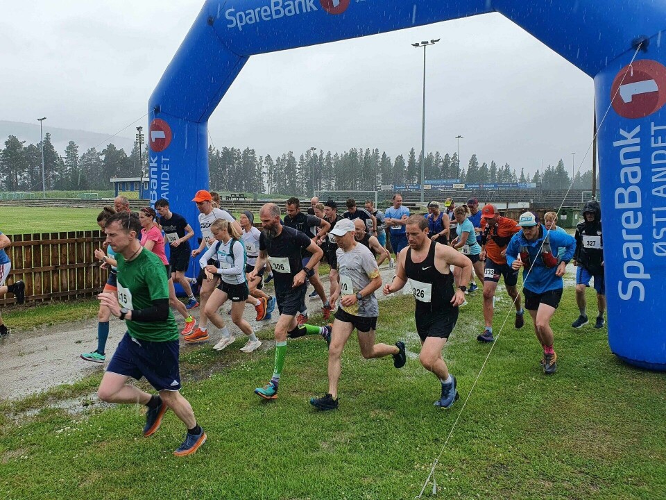 Solan Gundersens Bergmaraton nesten i hundre i første forsøk Start 22 km.jpg