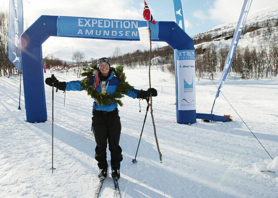 «Verdens hardeste skirenn» - Expedition Amundsen endte mer spennende enn noen gang Camilla_Ianke_raskeste_kvinn_2652_Foto_Vilde_Andrea_Starup.jpg