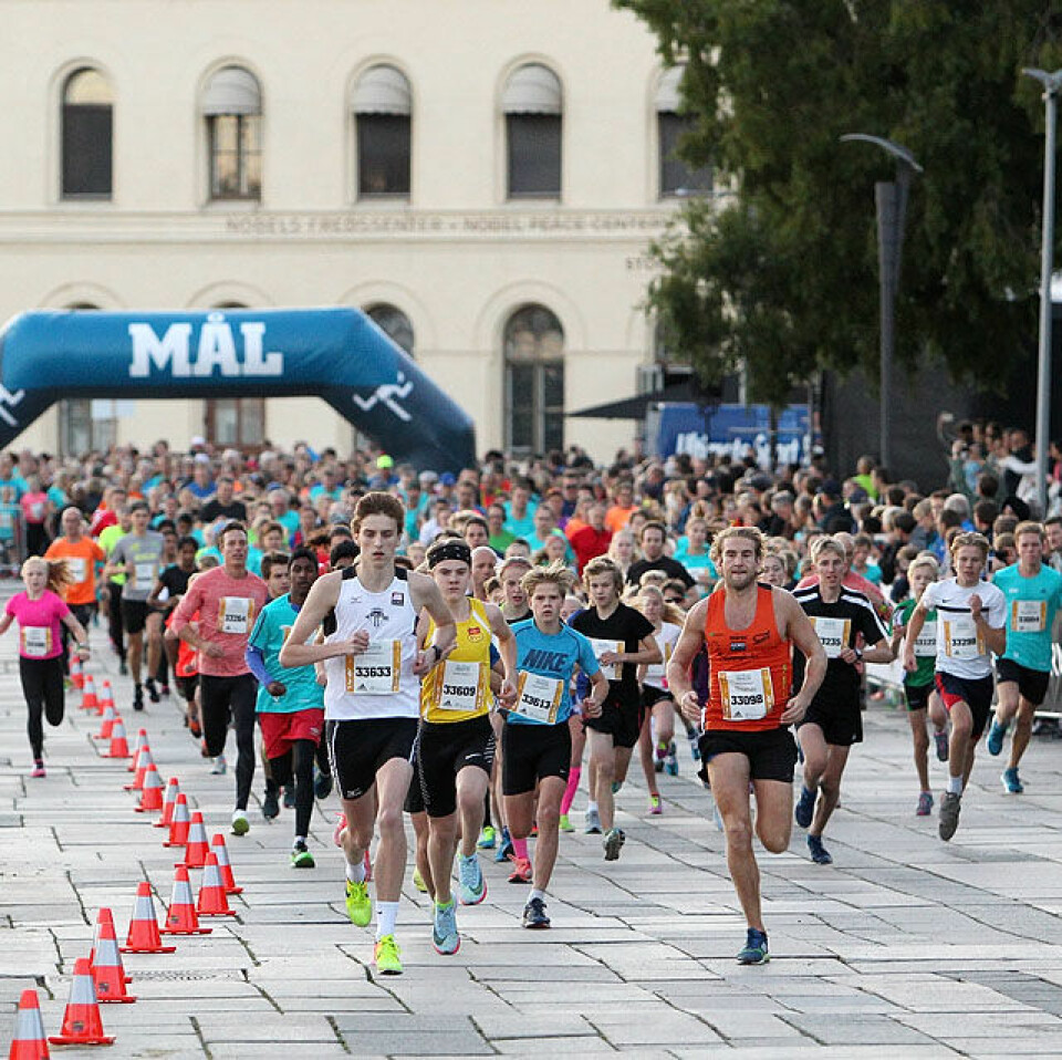 Engevik og Kristiansen vant 3 km i Oslo Maraton Starten_pulje1_A20G3733.jpg