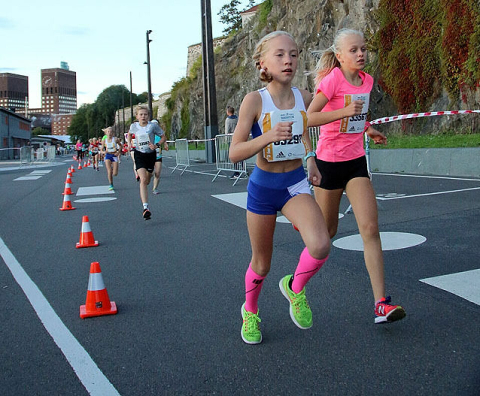 Engevik og Kristiansen vant 3 km i Oslo Maraton Julie_Sand__Hanssen_Mille_Haneberg_IMG_0528.jpg