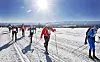 Det kan være mye vær i Birkebeinerrennet, men det mange ønsker seg er forhold som på dette bildet fra 2015. (Foto: Arrangøren/Geir Olsen)