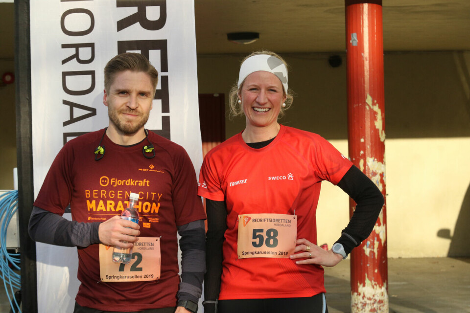 Rene Gjerde og Elin Talhaug Skjerven var raskest i Springkarusellen Rene Gjerde og Elin Talhaug Skjerven var raskest i Springkarusellen