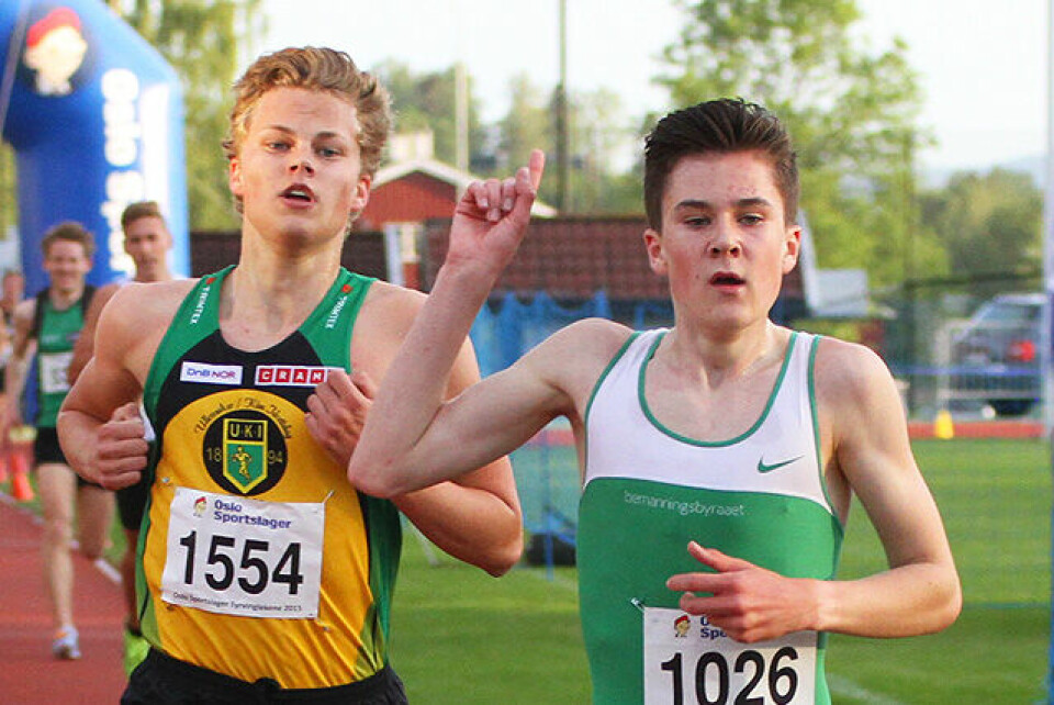 14-åringen Jakob Ingebrigtsen vant 3000 m i Tyrvinglekene IMG_6140_fix_640