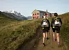 Mona KJELDSBERG and Monica STRAND at km50, Col de Balme - Ultra Trail du Mont Blanc 2017