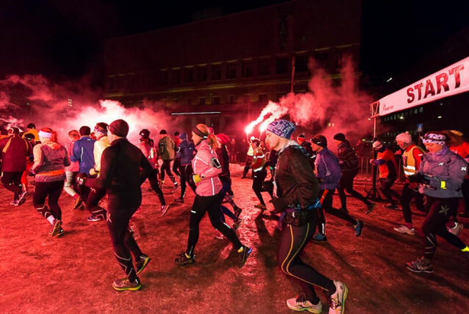 WinterRun lyste for første gang opp gatene i Oslo EPB_8512