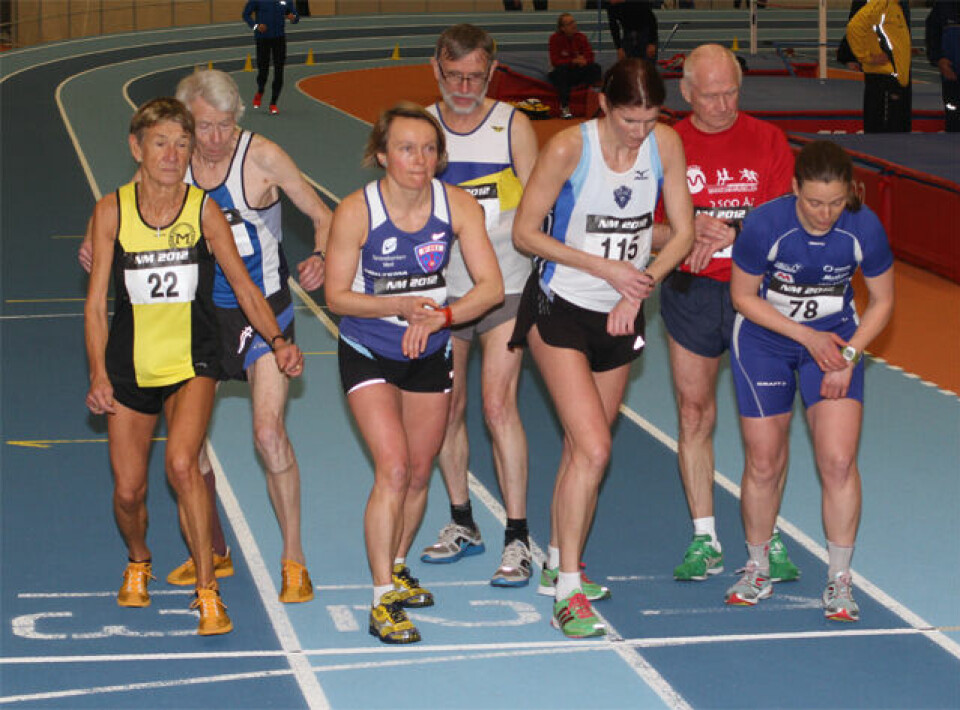 3000 m avsluttet veteran-NM i Bergen