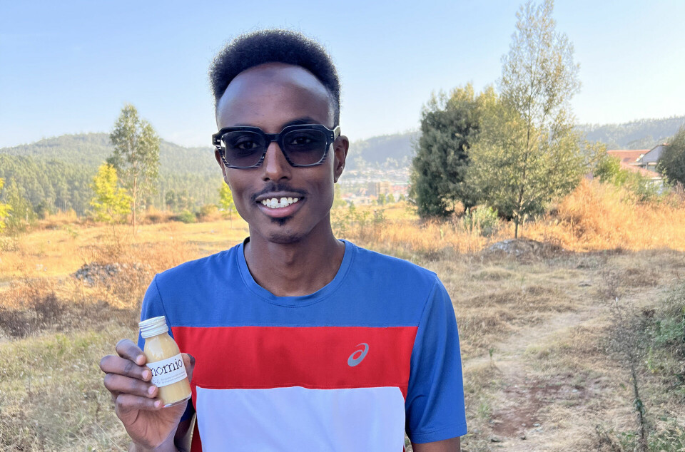 Sponset: Suldan Hassan er en av flere svenske eliteutøvere som bruker nomio. Dermed ikke sagt at det var grunnen til at han i vinter satte svensk rekord på maraton med 2.05.57. (Foto: nomio) Sponset: Suldan Hassan er en av flere svenske eliteutøvere som bruker nomio. Dermed ikke sagt at det var grunnen til at han i vinter satte svensk rekord på maraton med 2.05.57. (Foto: nomio)