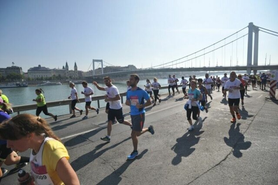 Budapest halvmaraton er et løp som har start og mål i byparken Városliget, mens løypa for en større del går langs Donau på både Buda- og Pest-siden av byen (Arkivfoto: futanet.hu). Budapest halvmaraton er et løp som har start og mål i byparken Városliget, mens løypa for en større del går langs Donau på både Buda- og Pest-siden av byen (Arkivfoto: futanet.hu).