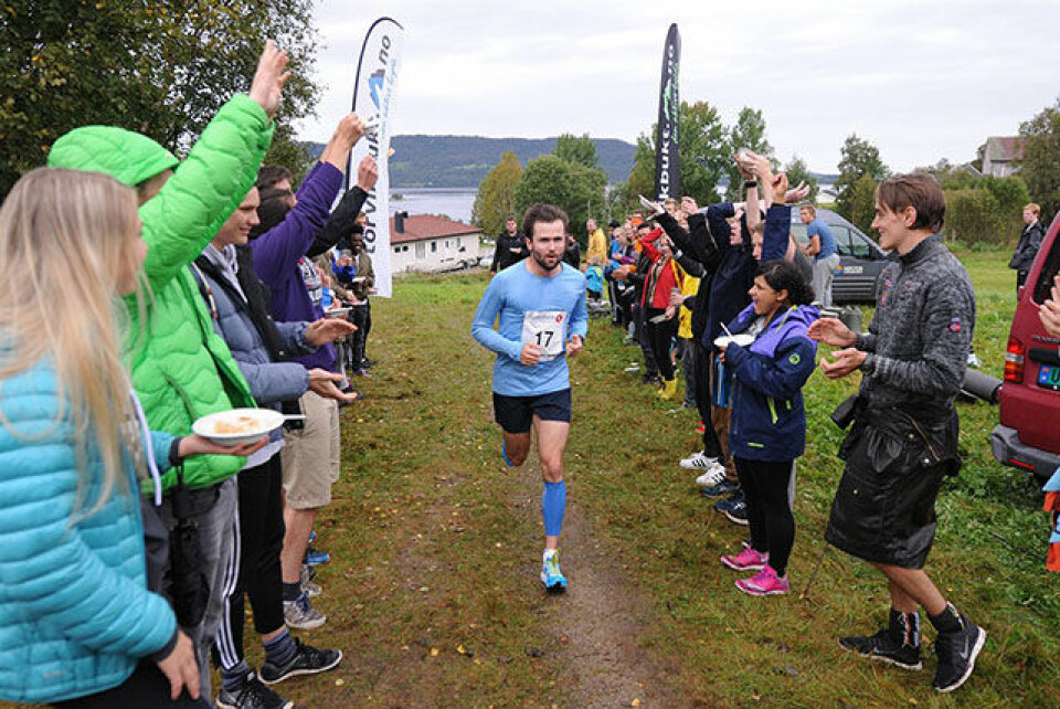 Truls Torvik, IL Varden vant årets Torvikbukt Rundt på 49:50 min. (Foto: Anders Tøsse) Truls Torvik, IL Varden vant årets Torvikbukt Rundt på 49:50 min. (Foto: Anders Tøsse)