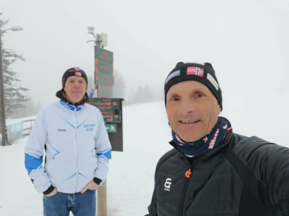 Helt tåkelagt i Troll Ski