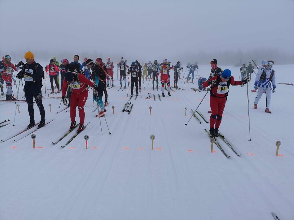 Helt tåkelagt i Troll Ski