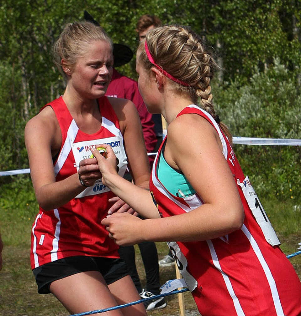 Dag 3: Mot trilleravslutning for damer i St. Olavsloppet Hallkuterna_veksling_A20G8537.jpg