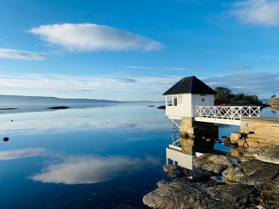 Min beste langtur i Bærum Utsikt utover Oslofjorden fra Bærum