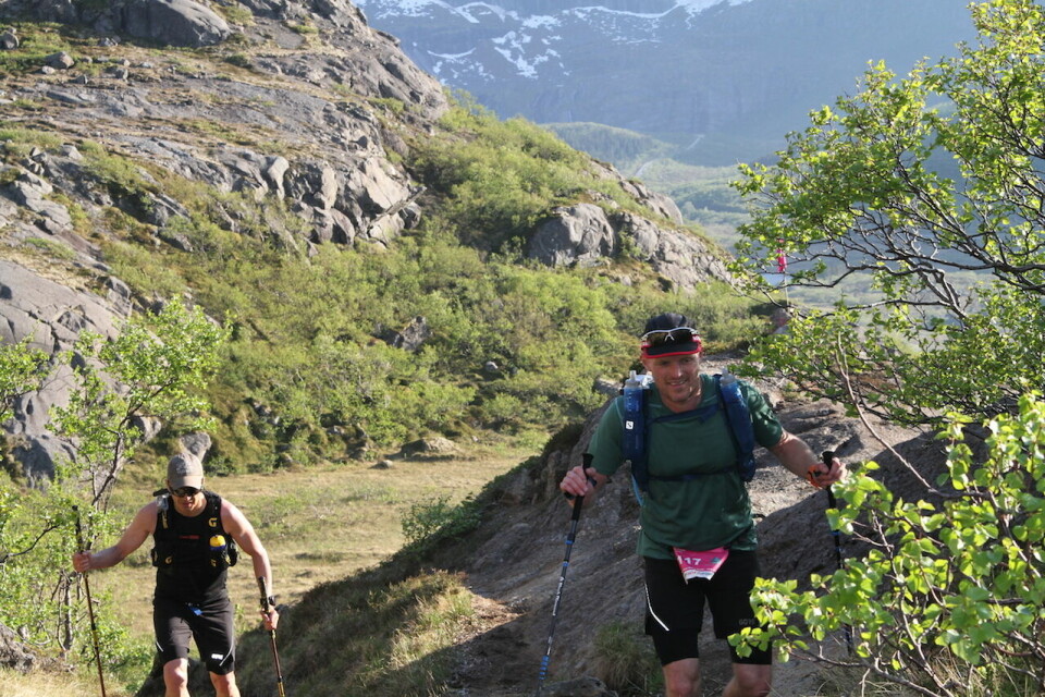 Ypperlige værforhold i Lofoten Ultra-Trail 2021 Rune Hardersen og Jard Bringedal .JPG