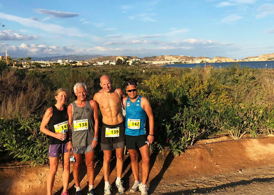 Synøve Brox, Jack Waitz, Runar Gilberg og Tero Paivarinne kombinerte treningsferie og løpsdeltakelse i Mar de Pulpi et stykke sør for Alicante. (Foto: Christina Bus Holth) Synøve Brox, Jack Waitz, Runar Gilberg og Tero Paivarinne kombinerte treningsferie og løpsdeltakelse i Mar de Pulpi et stykke sør for Alicante. (Foto: Christina Bus Holth)