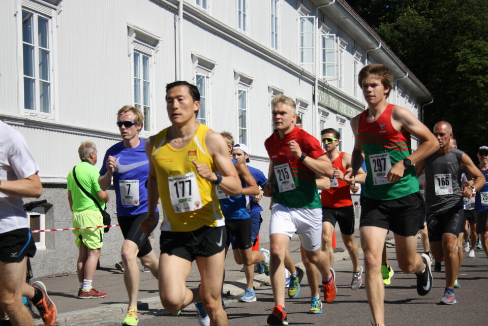 Fra Kristinaløpet i 2018. Nesten alltid fint sommervær i Kristinaløpet. Foto: Bjørn Skotte Fra Kristinaløpet i 2018. Nesten alltid fint sommervær i Kristinaløpet. Foto: Bjørn Skotte