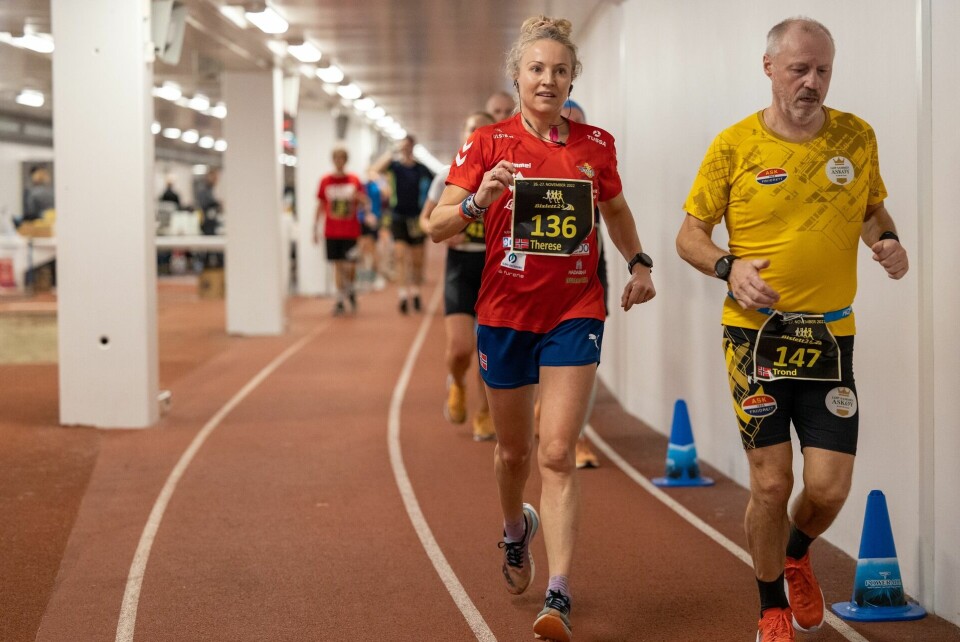 Therese Falk side om side med Trond Pedersen. (Foto: Samuel Hafsahl) Therese Falk side om side med Trond Pedersen. (Foto: Samuel Hafsahl)