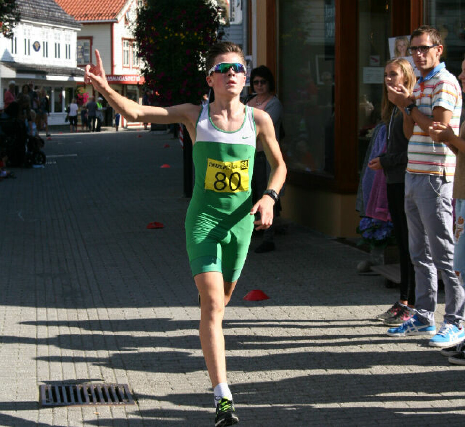 Jakob Ingebrigtsen suveren i sentrumsløpet i Egersund jakob_iMG_5756.jpg