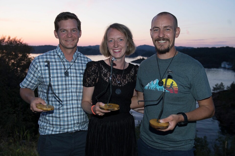 Therese Falk og Bjørn Tore Taranger vant etter 300 varme kilometer på Bømlo 150k-vinnere.jpg