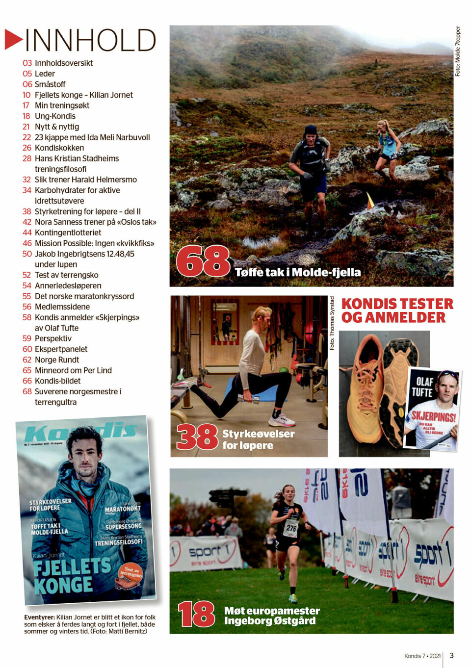 Bli kjent med fjellkongen Kilian Jornet i den nye utgaven av Kondis Kondis2107-2.jpg
