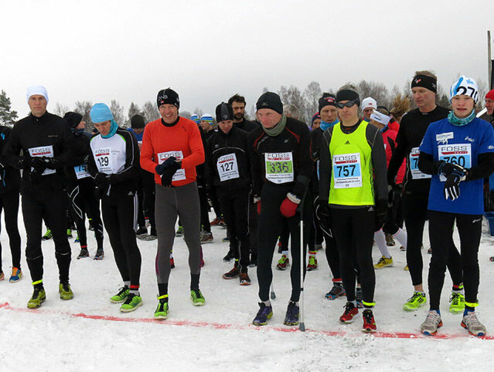 Kristiansen og Foss vant på Haga ABIK-Nes_10km-1Februar2014-Klart-for-start.jpg