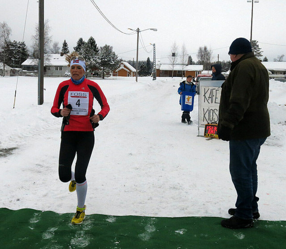 Kristiansen og Foss vant på Haga ABIK-Nes_10km-1Februar2014-Dorte-Foss.jpg