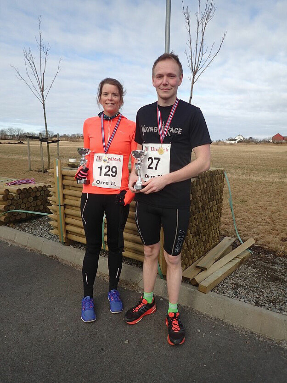 Maria Wiig og Per Svela med gode vinnertider i Orremila Miriam_Nagle_OEyvind_Olseth_vinnere_5km_Orremila_2016.jpg