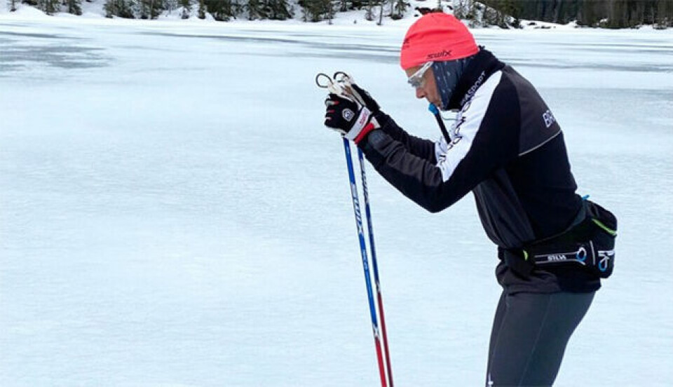 Henrik Sollie gikk enda lenger på ski enn Aukland & co. Henrik Sollie pigger.jpg