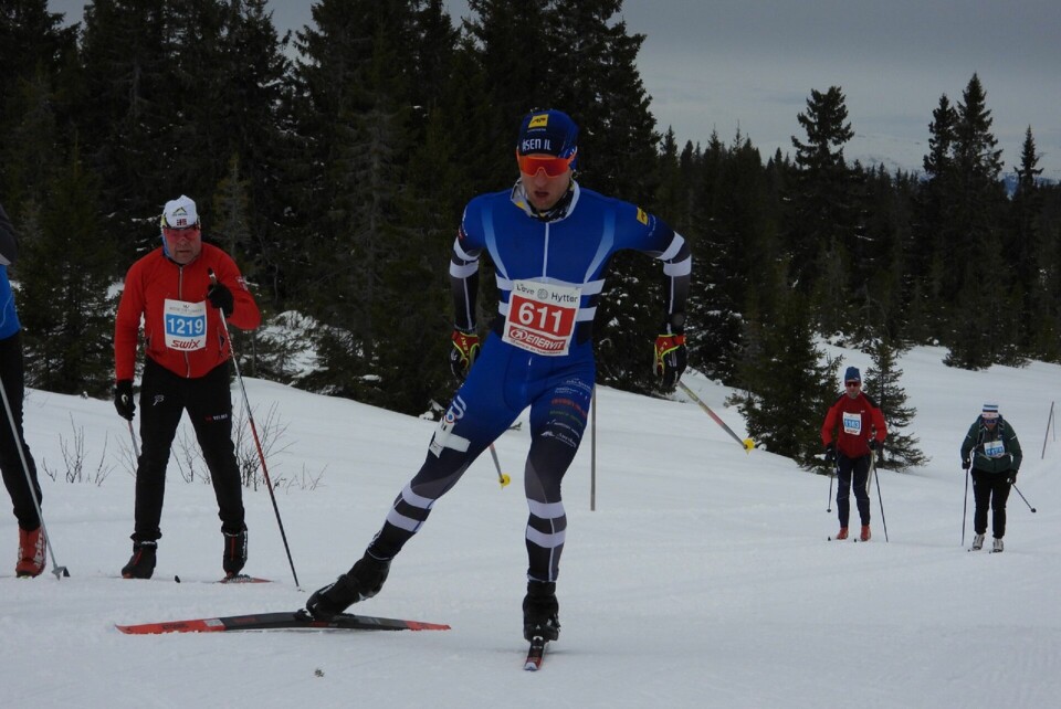 Barbro Sætha og Johan Hoel vant Hafjell Ski Marathon Magne Haga.jpg