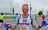 Torodd Lybeck etter Riga maraton i 2016. Bildet er teke av kona, Anne Marit Eide.