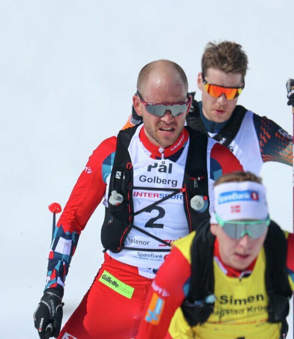 Ingvild Flugstad Østberg og Pål Golberg ble vinnere av Skarverennet Skarverennet 2023 - konkurranseklassen. Pål Golberg.