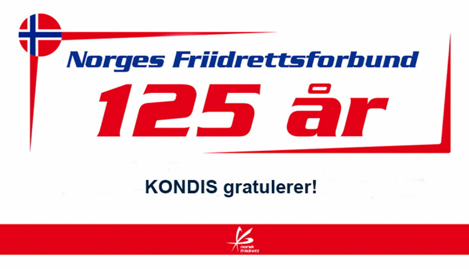 Kondis setter løpingens historie under lupen gjennom NFIFs 125 år NFIF-jubileum_logo_Kondis_gratulerer_tekst1280