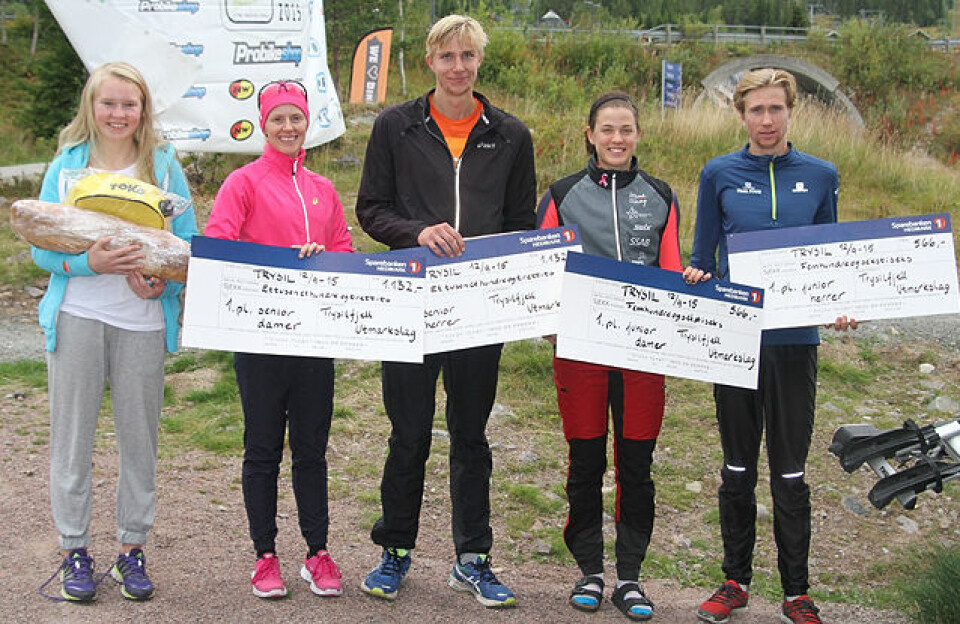Ny opptur for Espen Rusten i Trysil 1132 Motbakkeløp Fem_klassevinnere.jpg