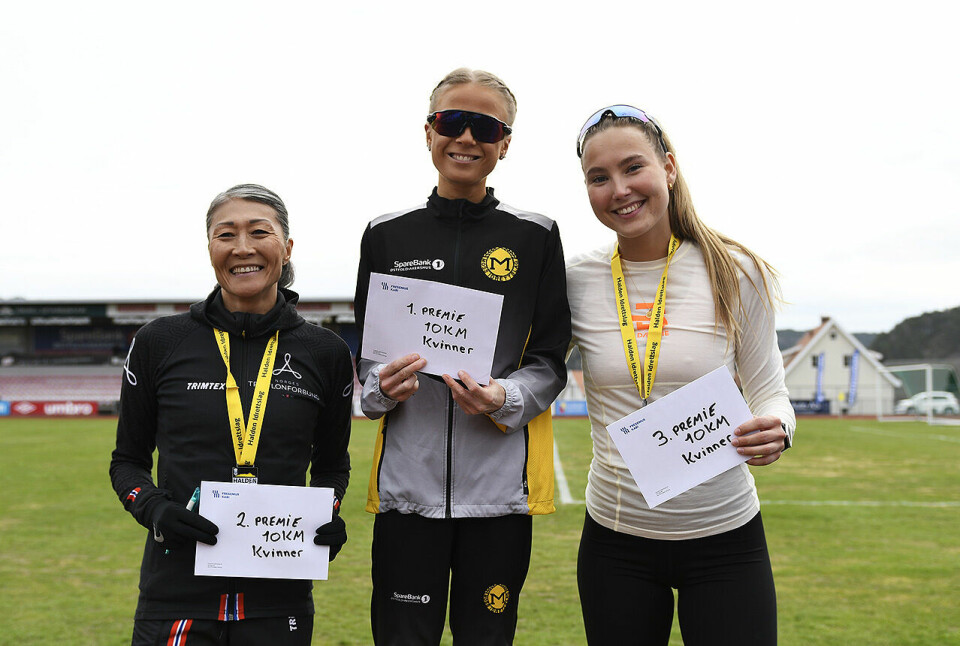 To nye løyperekorder i Halden Byløp 10km-kvinner-premiepall_50D7055.jpg
