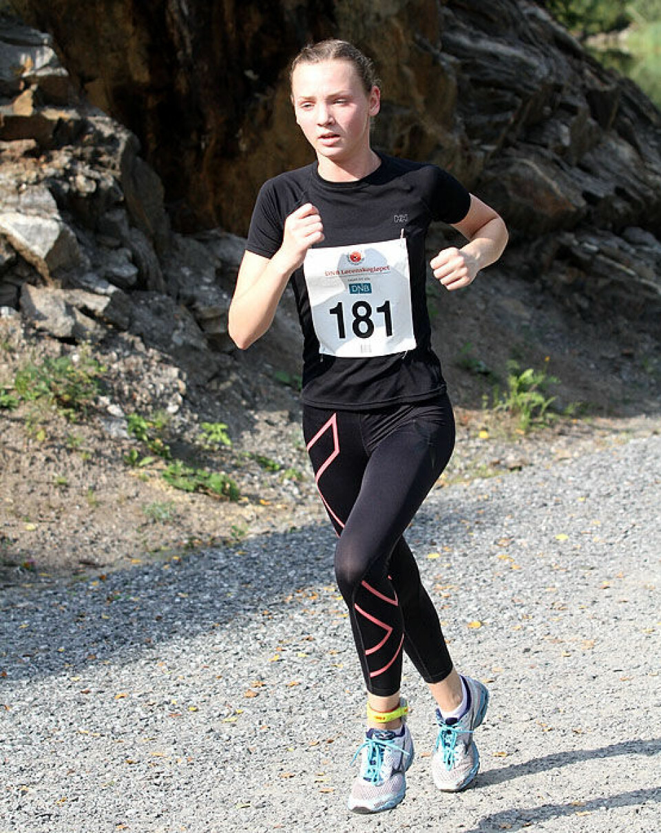 Jonas Lurås Hammer løp raskt i Lørenskogløpet (nå med resultater og bilder) Emma_Stanger_Vinner_Metrojoggen_IMG_7019.jpg