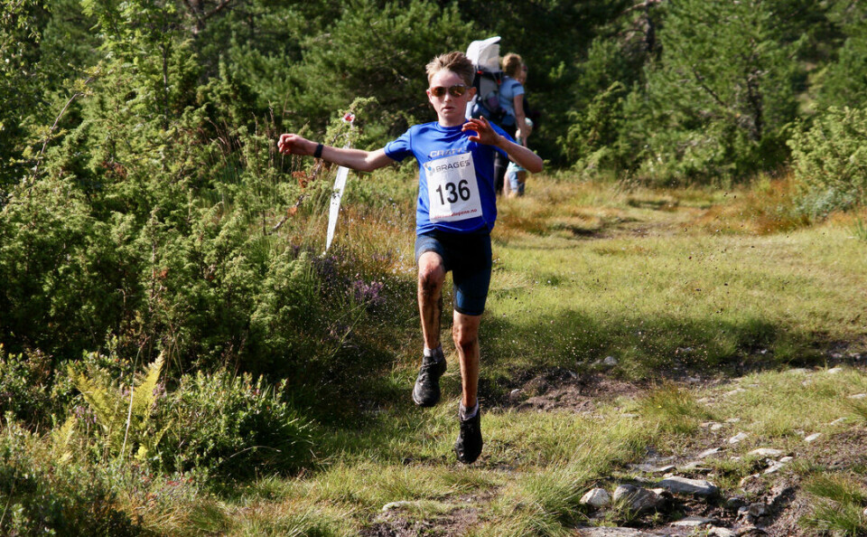 Asgeir Bakken Rognstad vant det nye fjelløpet 'Over Kubbane' i Ålesund Iver_Bjoerdal_Klokk