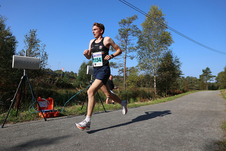 Det ble et sololøp til seier for til Marius Vedvik. (Alle foto: Arne Dag Myking) Marius Vedvik