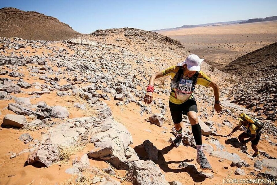 Sondre Amdahl løp inn til en flott 9. plass i Marathon des Sables. (Foto: #MDS2016) Sondre Amdahl løp inn til en flott 9. plass i Marathon des Sables. (Foto: #MDS2016)