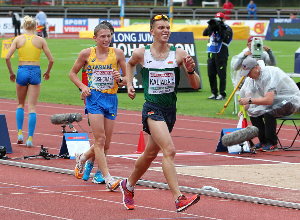 EM U20: De norske et godt stykke bak Europas beste juniorer på mellom- og langdistanse 10000m_kappgang_gutter_Kailada_passerer_Tilde_1280_A20G4039.jpg