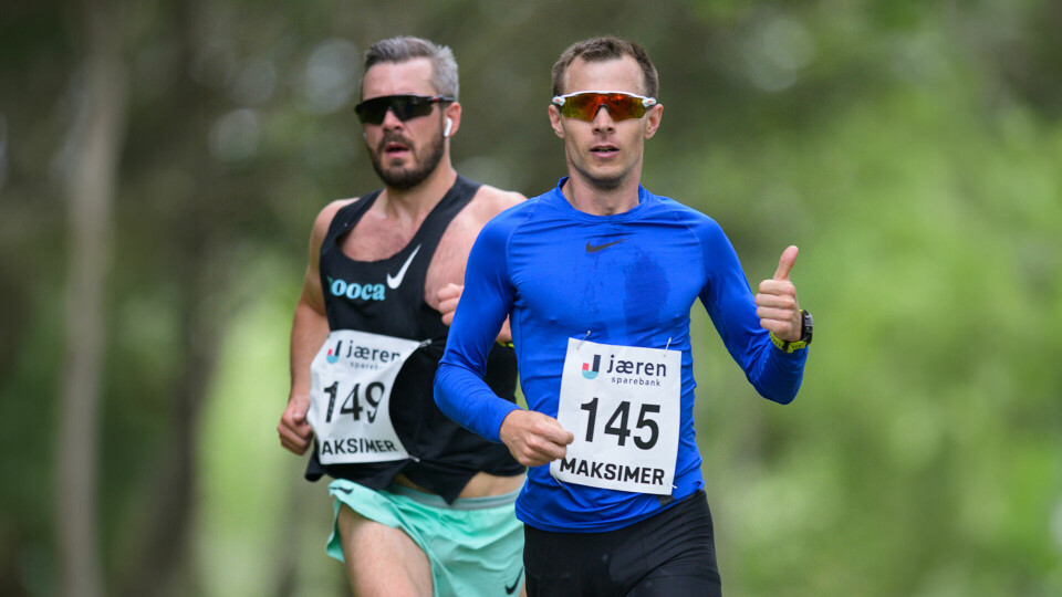 Søndag er det klart for Frøylandsvatnet Rundt, og fjorårets vinner Tore Høien (145) er påmeldt. Her fra i fjor, med Kristoffer Ingebrigtsen i dragsuget. (Foto: Frode Håland) Søndag er det klart for Frøylandsvatnet Rundt, og fjorårets vinner Tore Høien (145) er påmeldt. Her fra i fjor, med Kristoffer Ingebrigtsen i dragsuget. (Foto: Frode Håland)
