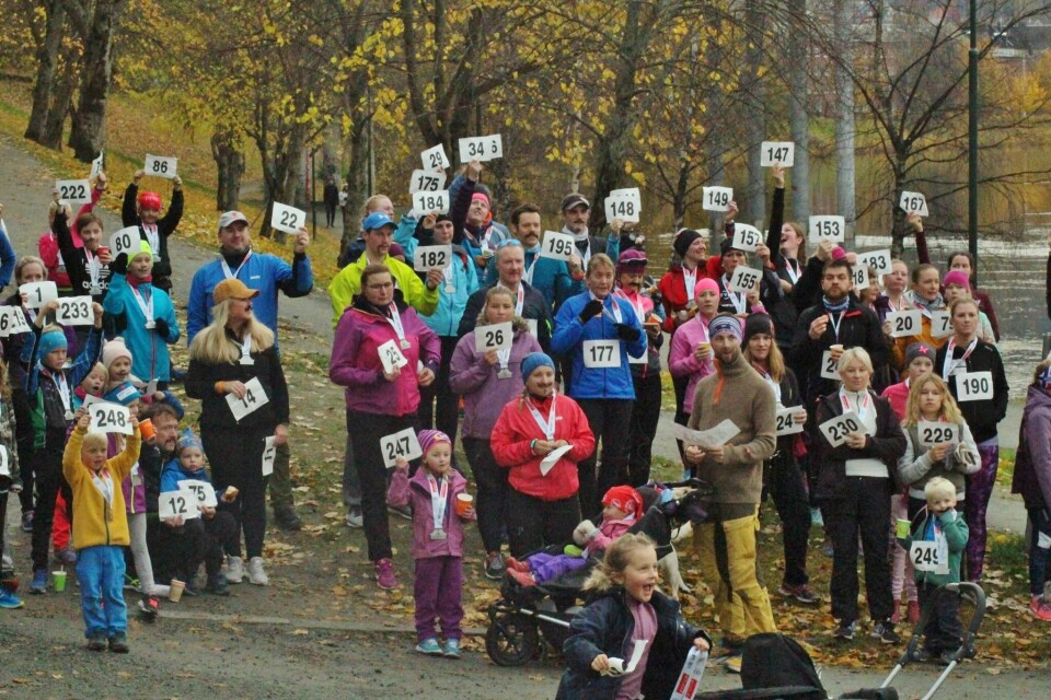 161 løpere vant Barteløpet i Trondheim deltagere_med_startnummer.jpg