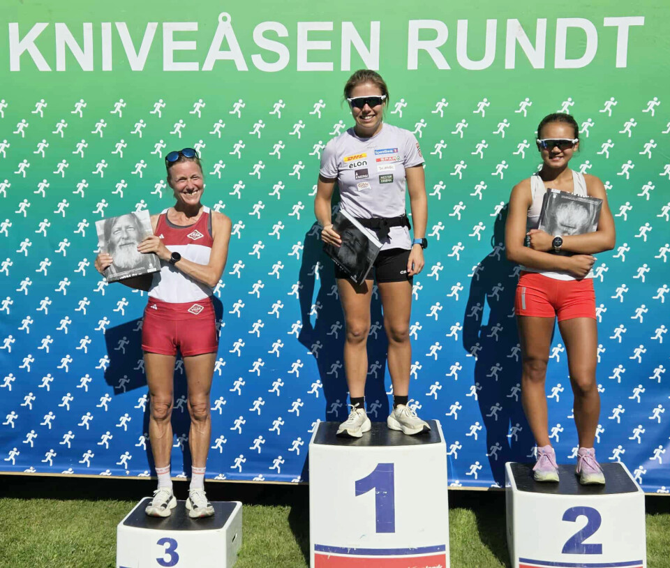 Margrethe Bergane vant foran Vienna Skinnes og Katrine Rolid. (Foto: Runar Gilberg)