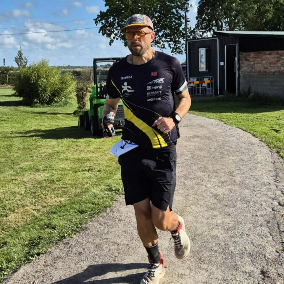 Jon Asphjell på en av sine mange runder. (Foto: arrangøren)