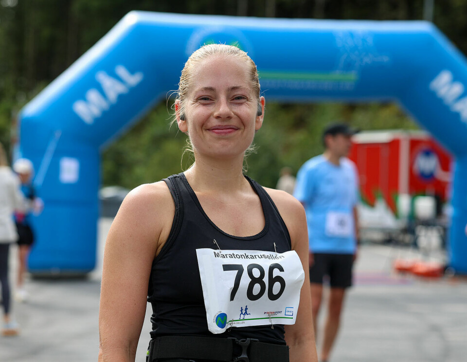 Laura Edvardsen vant maraton for kvinner.