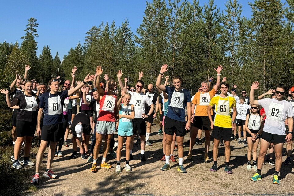 God stemning på start i den 40. og største Grensetrimmen i 2024. (Foto: Hilde Hagevik Odde) God stemning på start i den 40. og største Grensetrimmen i 2024. (Foto: Hilde Hagevik Odde)