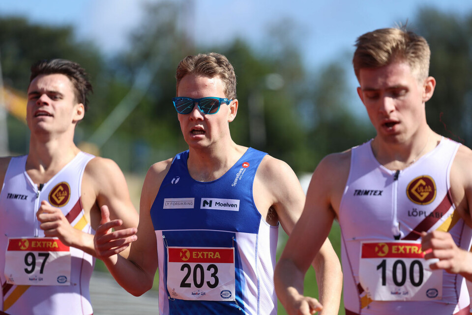 Lars Kongssund overrasket med sølvmedalje. (Foto: Arne Dag Myking)