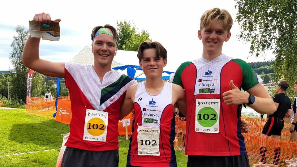 Vinnerlaget i H17 fra Vang OL (fra v.): Eskil Frøisland, Sivert Dåsnes og Magnus Svaland Dale. Vinnerlaget i H17 fra Vang OL (fra v.): Eskil Frøisland, Sivert Dåsnes og Magnus Svaland Dale.